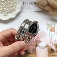 Serpentine Quartz Watch for Women | Elegant Snake Chain Timepiece