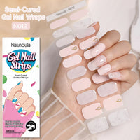 20-Tip Glitter Line Semi-Cured Gel Nail Stickers | Sparkle Strip Nail Art