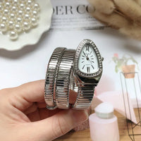 Serpentine Quartz Watch for Women | Elegant Snake Chain Timepiece