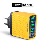 6-in-1 USB Charger Station – Multi-Port Fast Charging Hub