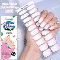 20-Tip Glitter Line Semi-Cured Gel Nail Stickers | Sparkle Strip Nail Art