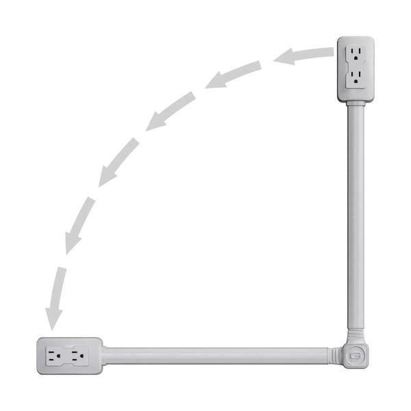 Electrical Outlet Extender | Multi-Outlet Wall Tap with USB & Surge Protection