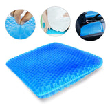 Elastic Gel Cushion | Pressure Relief Seat Cushion for Back & Spine Support