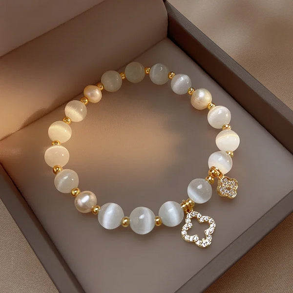 Kirykle Natural Crystal Bracelet | Genuine Healing Stone Jewelry