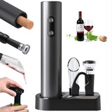 Electric Wine Opener Set 7-in-1 Wine Accessory Gift Kit