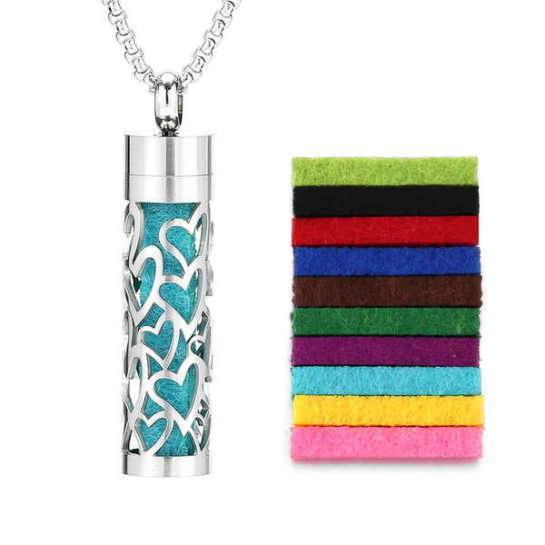 Scent Diffuser Necklace | Aromatherapy Essential Oil Pendant