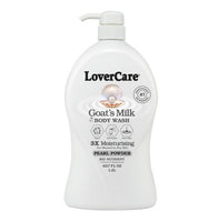 LoverCare Goat's Milk Body Wash 1200 mL | Pearl & Licorice