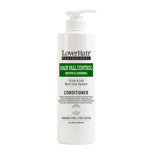LoverHair Professional Hair Fall Control Conditioner 600 mL | Biotin & Ginseng Strength Formula