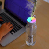 Portable Air Humidifier for Bottle | Mini USB Mist Diffuser for Home, Office & Travel