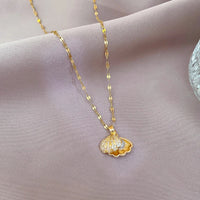Korean Openable Shell Pearl Locket Necklace | Double-Sided Shell Pendant