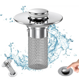 Bathroom Sink Drain Strainer – Pop-Up Hair Catcher & Stopper