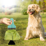 Portable Dog Poop Scooper with Built-In Waste Bag Dispenser