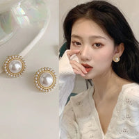CC Style Pearl Vintage Drop Earrings | Classic Luxury Jewelry