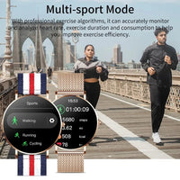 LIGE 2024 AMOLED Smart Watch | Full-Color Fitness & Health Watch