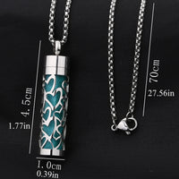 Scent Diffuser Necklace | Aromatherapy Essential Oil Pendant