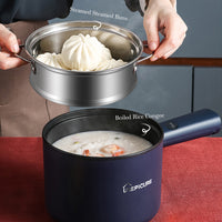 All-in-One Mini Electric Cooker | Portable Multi-Function Rice & Stew Pot