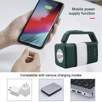 USB LED Camping Night Light with Bluetooth Speaker | Portable 2-in-1 Lantern