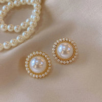 CC Style Pearl Vintage Drop Earrings | Classic Luxury Jewelry