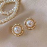 CC Style Pearl Vintage Drop Earrings | Classic Luxury Jewelry