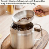 Stainless Steel Deep Frying Pot with Mesh Basket & Oil Storage – 2L Capacity
