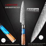 5-Inch Small Kitchen Knife VG10 Damascus Steel – Precision Paring Blade