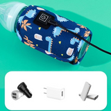 Portable Baby Bottle Warmer | USB Rechargeable Travel Milk Heater