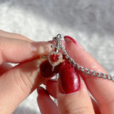 Heart Ring & Sword Bracelet Set | Couple Matching Jewelry Set