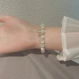 Kirykle Natural Crystal Bracelet | Genuine Healing Stone Jewelry