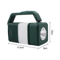 USB LED Camping Night Light with Bluetooth Speaker | Portable 2-in-1 Lantern