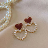 CC Style Pearl Vintage Drop Earrings | Classic Luxury Jewelry