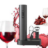 Electric Wine Opener Set 7-in-1 Wine Accessory Gift Kit
