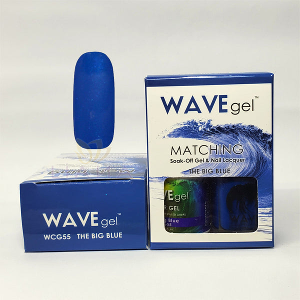 WAVEGEL MATCHING WCG55 THE BIG BLUE (#55) | Nail Polish Gel & Lacquer