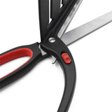Pizza Scissors with Server Tray | 2-in-1 Pizza Cutter & Serving Tool