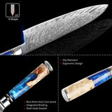 8-Inch Chef Knife VG10 Damascus Steel – Premium Kitchen Blade