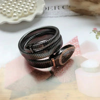 Serpentine Quartz Watch for Women | Elegant Snake Chain Timepiece