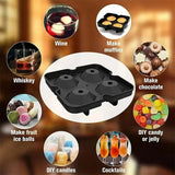 Silicone Ice Ball Mold Tray | Slow-Melt Sphere Ice Maker