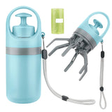 Portable Dog Poop Scooper with Built-In Waste Bag Dispenser