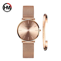 Hannah Martin Women’s Watch & Bracelet Set | Elegant Matching Timepiece Jewelry