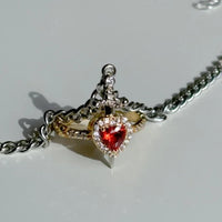 Heart Ring & Sword Bracelet Set | Couple Matching Jewelry Set