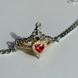 Heart Ring & Sword Bracelet Set | Couple Matching Jewelry Set
