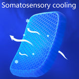 Elastic Gel Cushion | Pressure Relief Seat Cushion for Back & Spine Support
