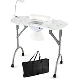Portable Manicure Table, Foldable Nail Technician Desk