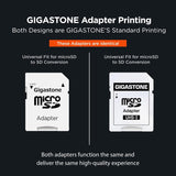 Gigastone 128GB Micro SDXC Memory Card with Adapter – High Speed Storage for Gaming, Cameras & Devices