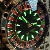 Roulette Wheel Style Watch | Unique Casino-Inspired Timepiece
