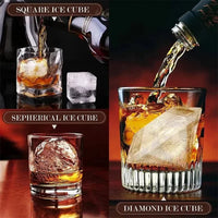 Silicone Ice Ball Mold Tray | Slow-Melt Sphere Ice Maker