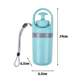Portable Dog Poop Scooper with Built-In Waste Bag Dispenser