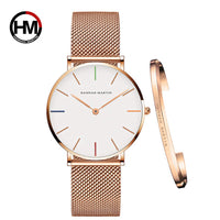 Hannah Martin Women’s Watch & Bracelet Set | Elegant Matching Timepiece Jewelry