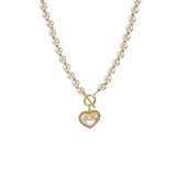 Imitation Pearl Pendant Necklace | Elegant Faux Pearl Jewelry