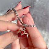 Heart Ring & Sword Bracelet Set | Couple Matching Jewelry Set