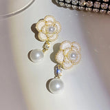 Baroque Classic Drop Earrings for Ladies | Elegant Pearl Teardrop Jewelry